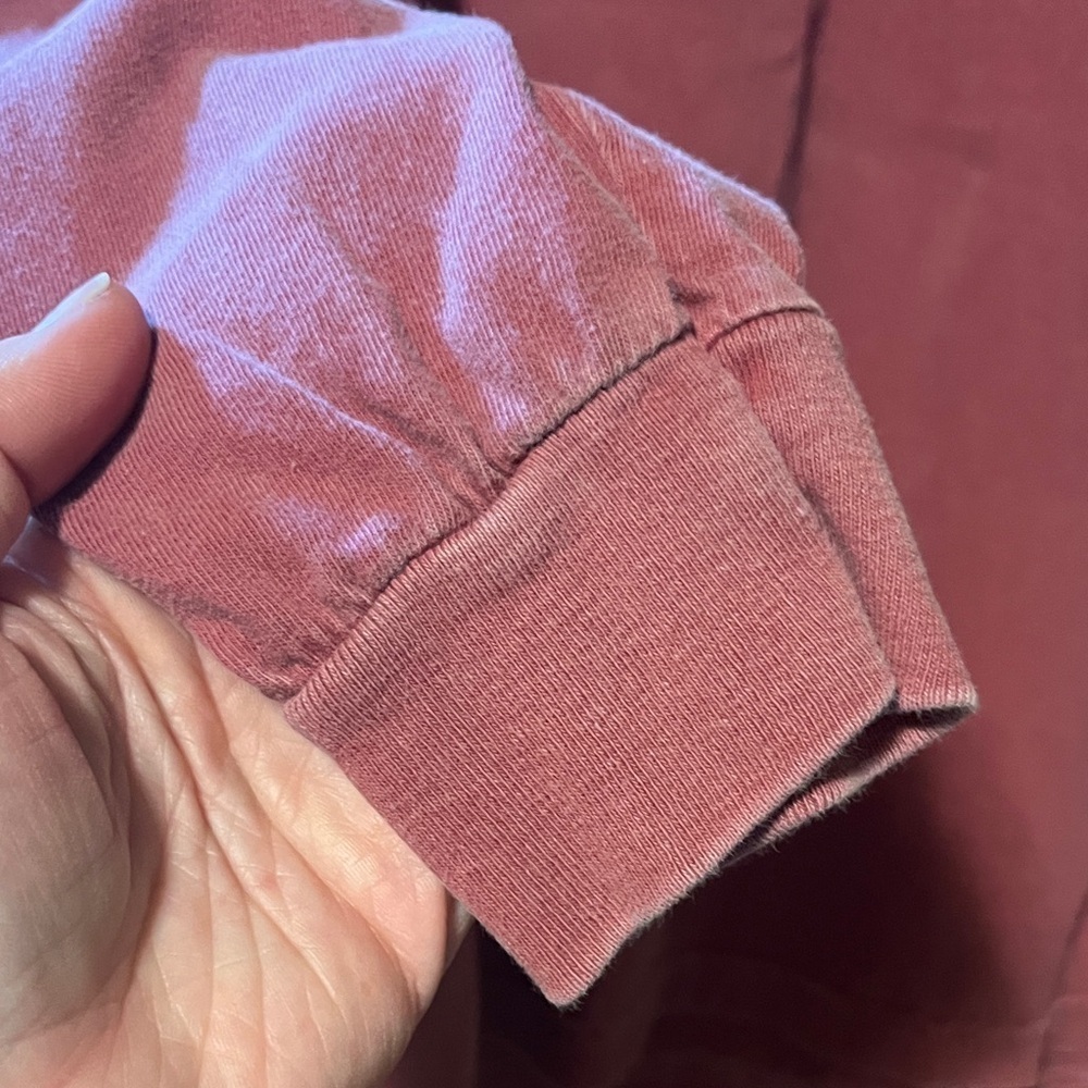 Women's Long Sleeve Tee - Maroon - Picture 6 of 12